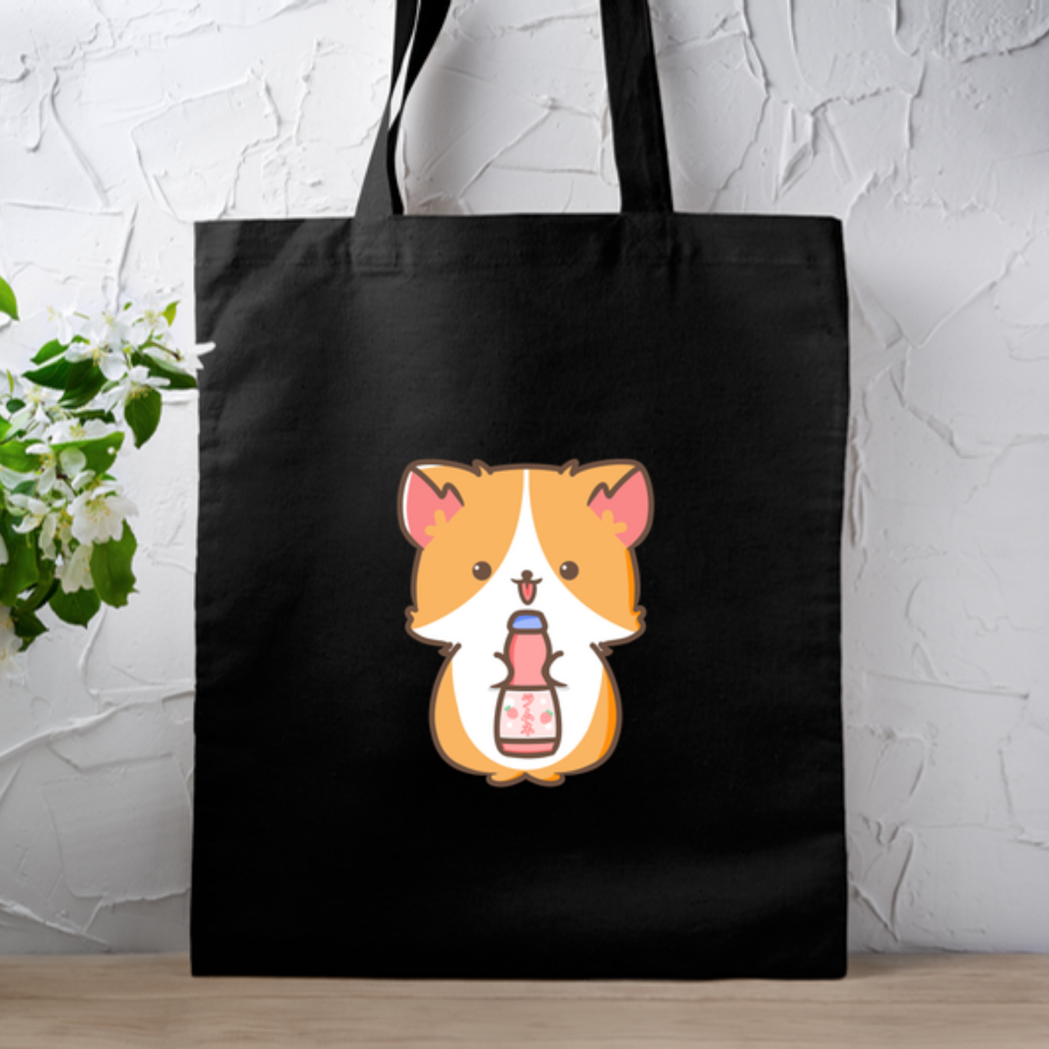 Ramune Soda Dog Tote Bag