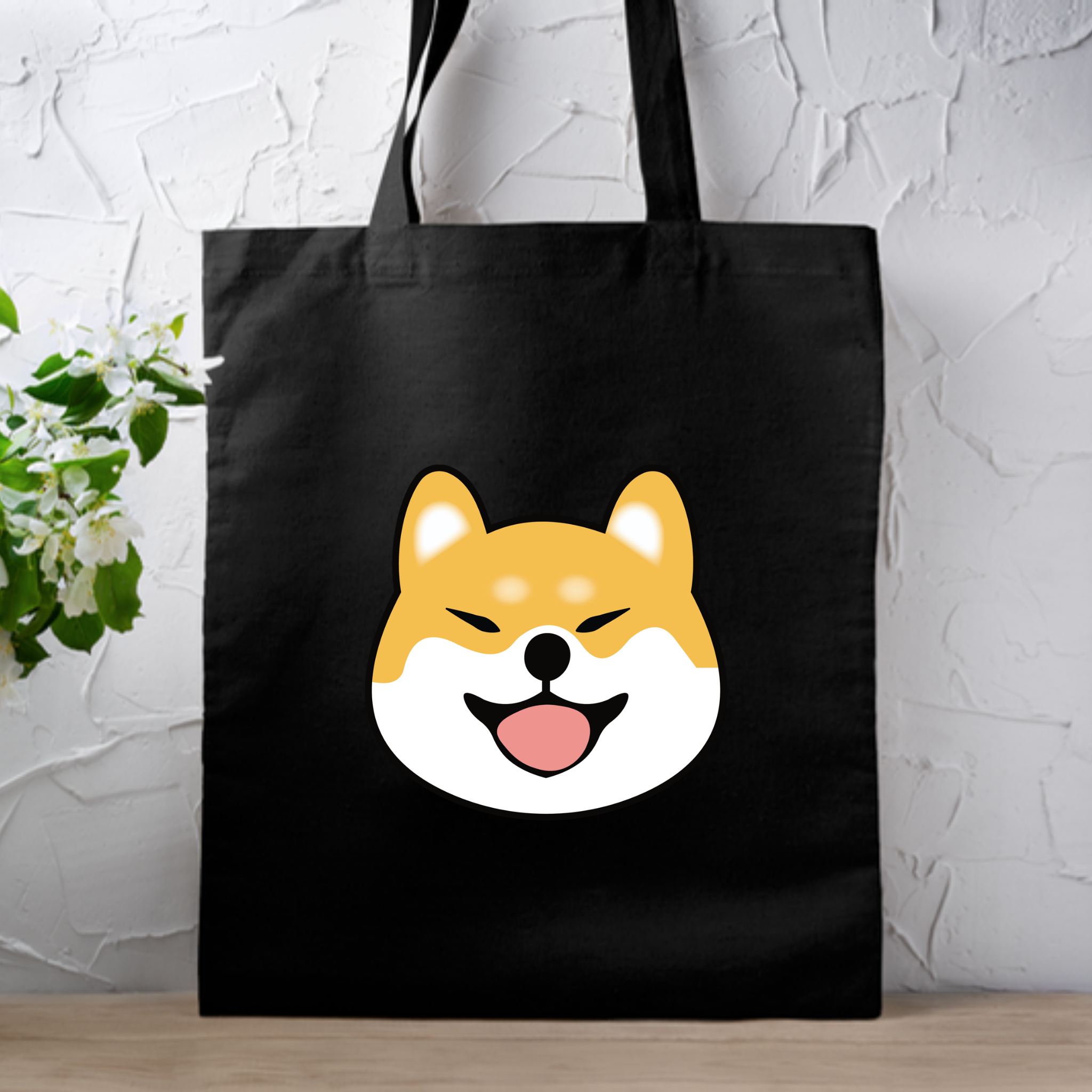 Shiba Inu Face Tote Bag