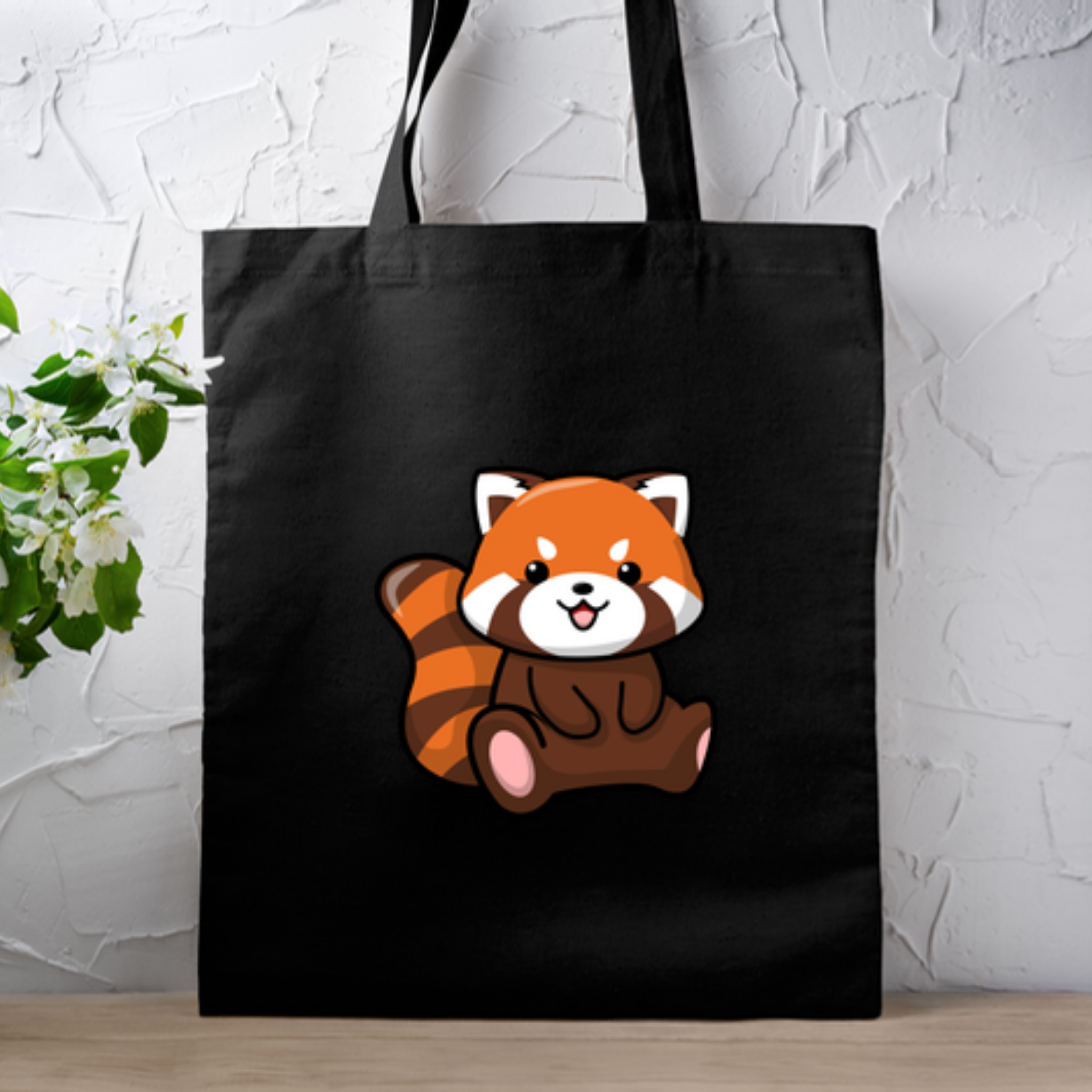 Red Panda Tote Bag