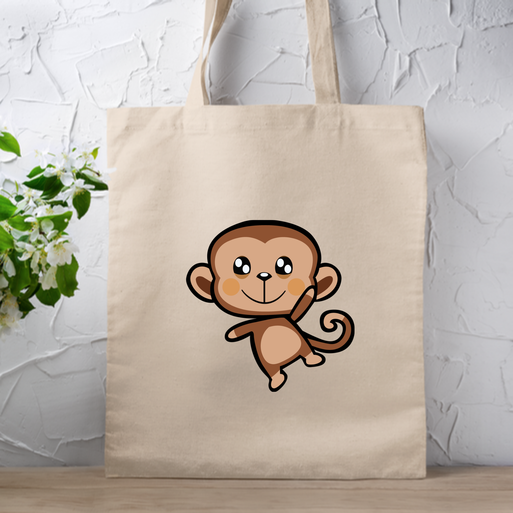 Dancing Monkey Tote Bag