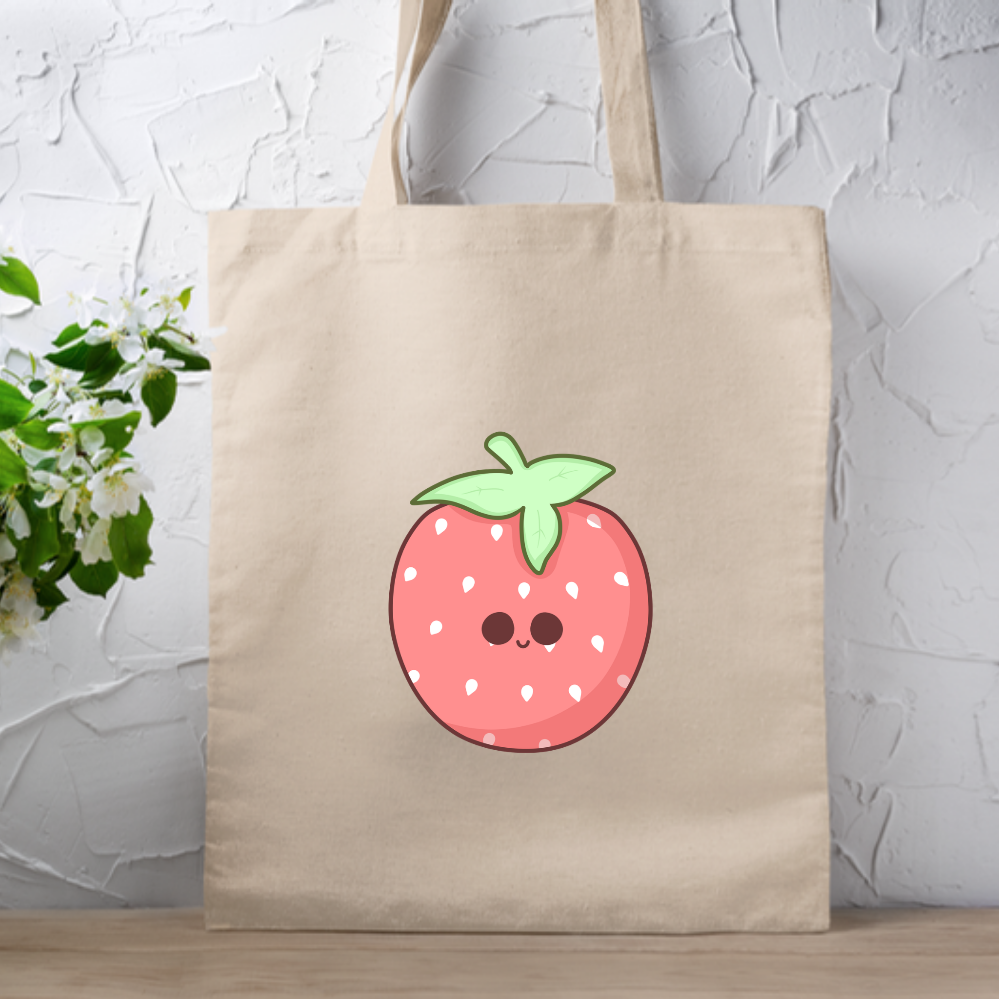 Baby Strawberry Tote Bag