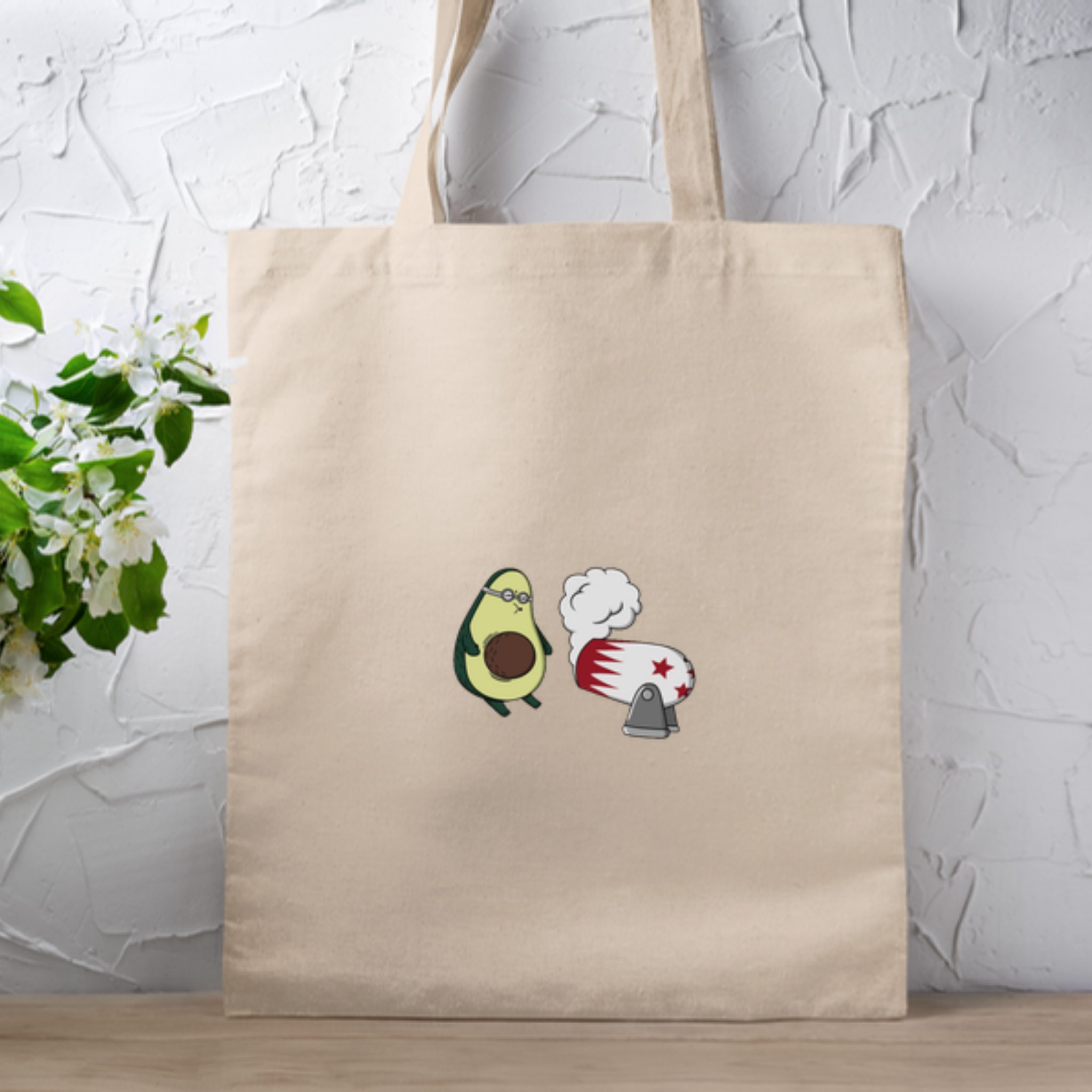 Avocado Stuntman Tote Bag