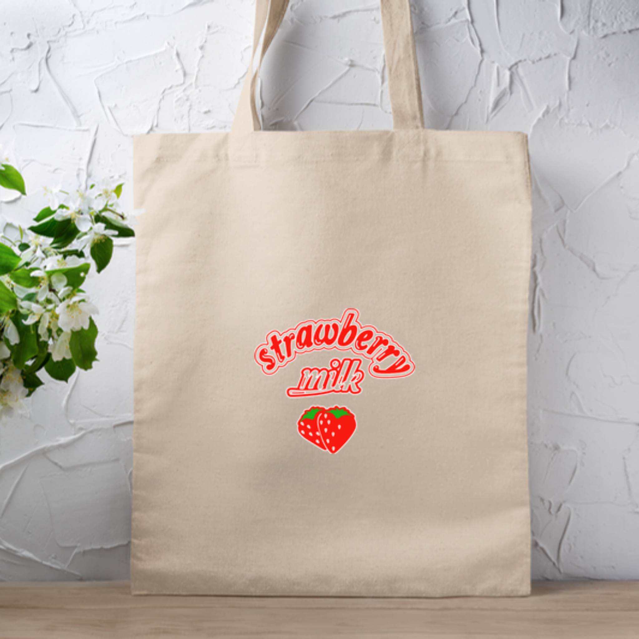 Strawberry Milk Tote Bag