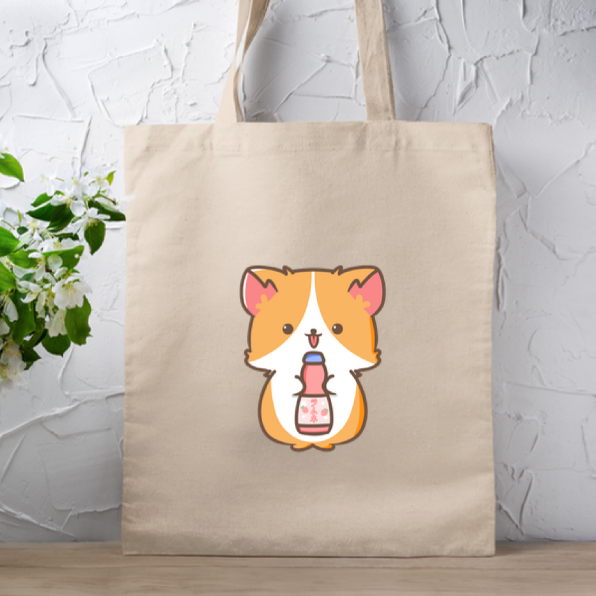 Ramune Soda Dog Tote Bag