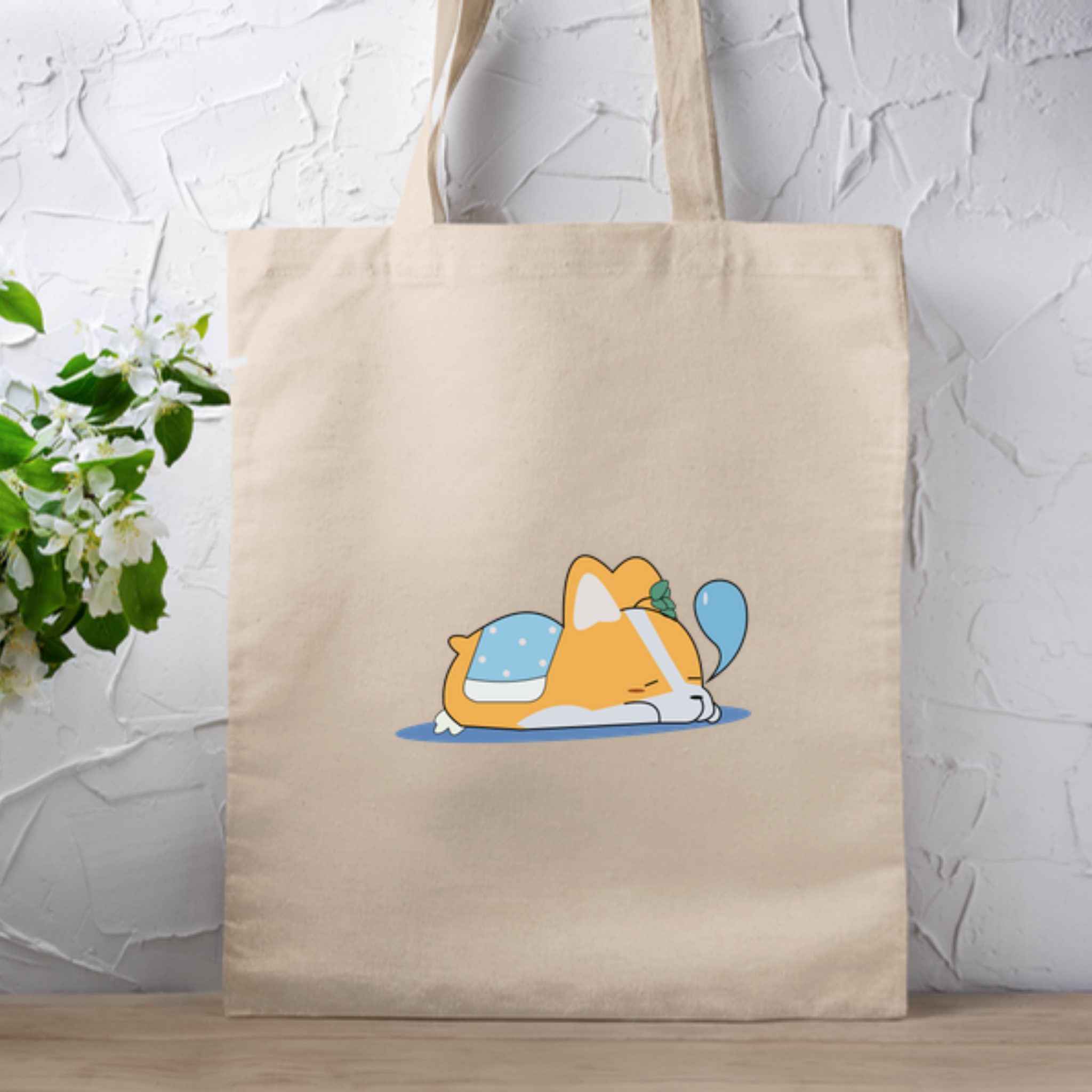 Puppy Nap Tote Bag