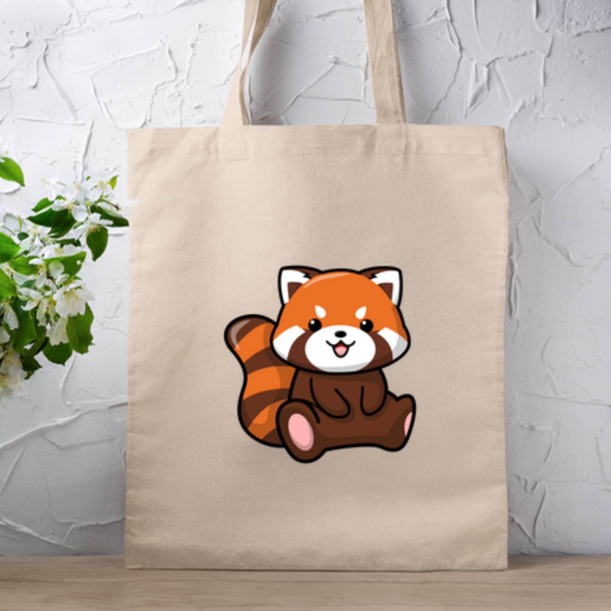 Red Panda Tote Bag
