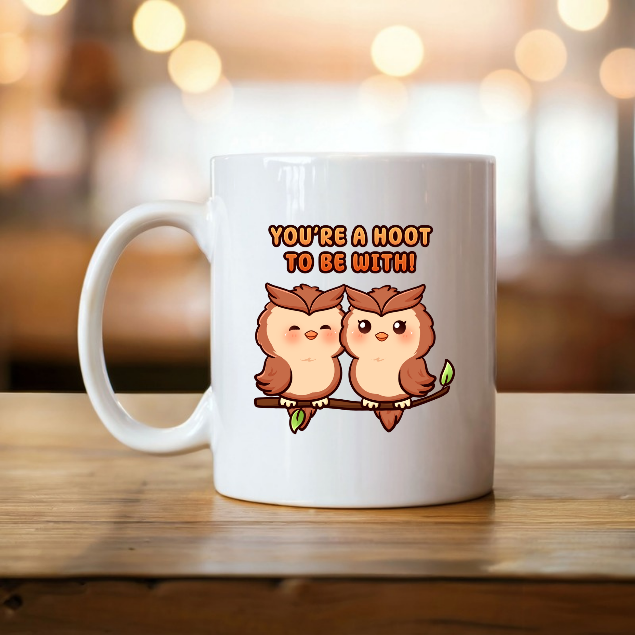 You're a Hoot to Be With Owl Couple Mug