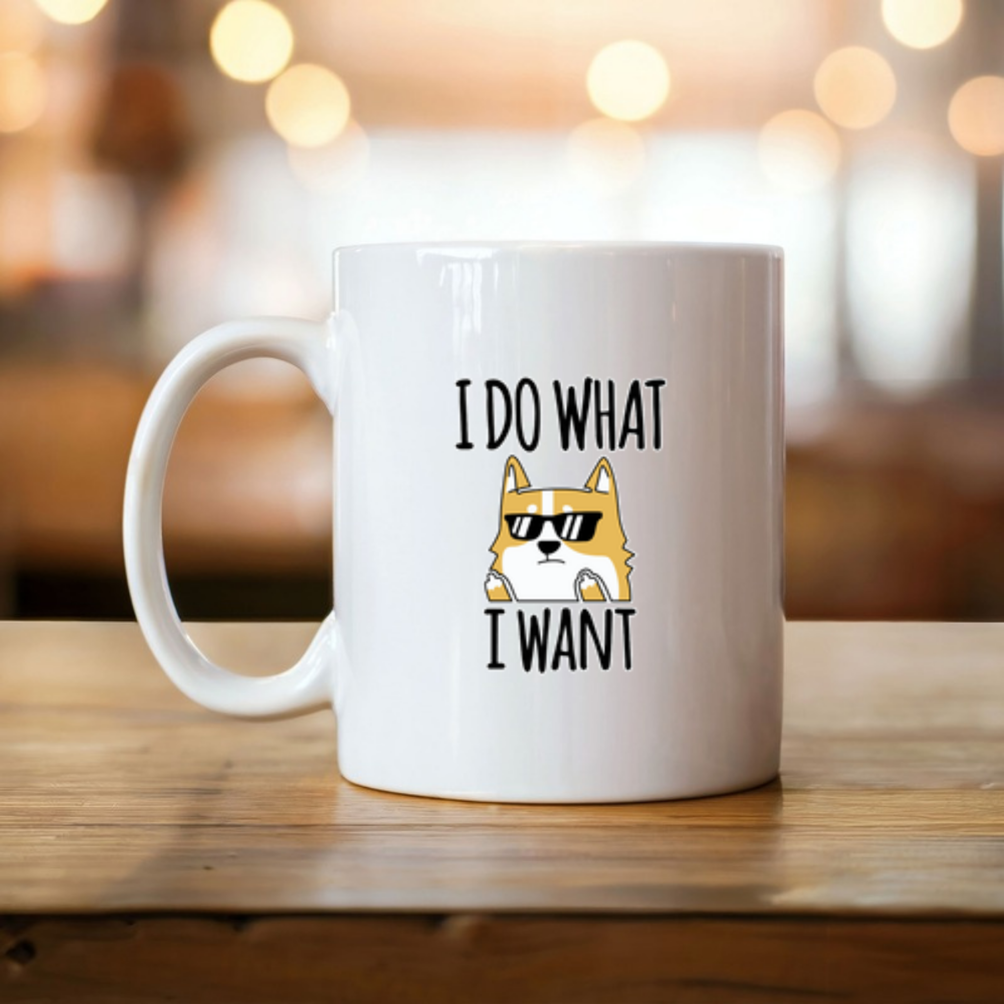 I Do What I Want Dog Mug