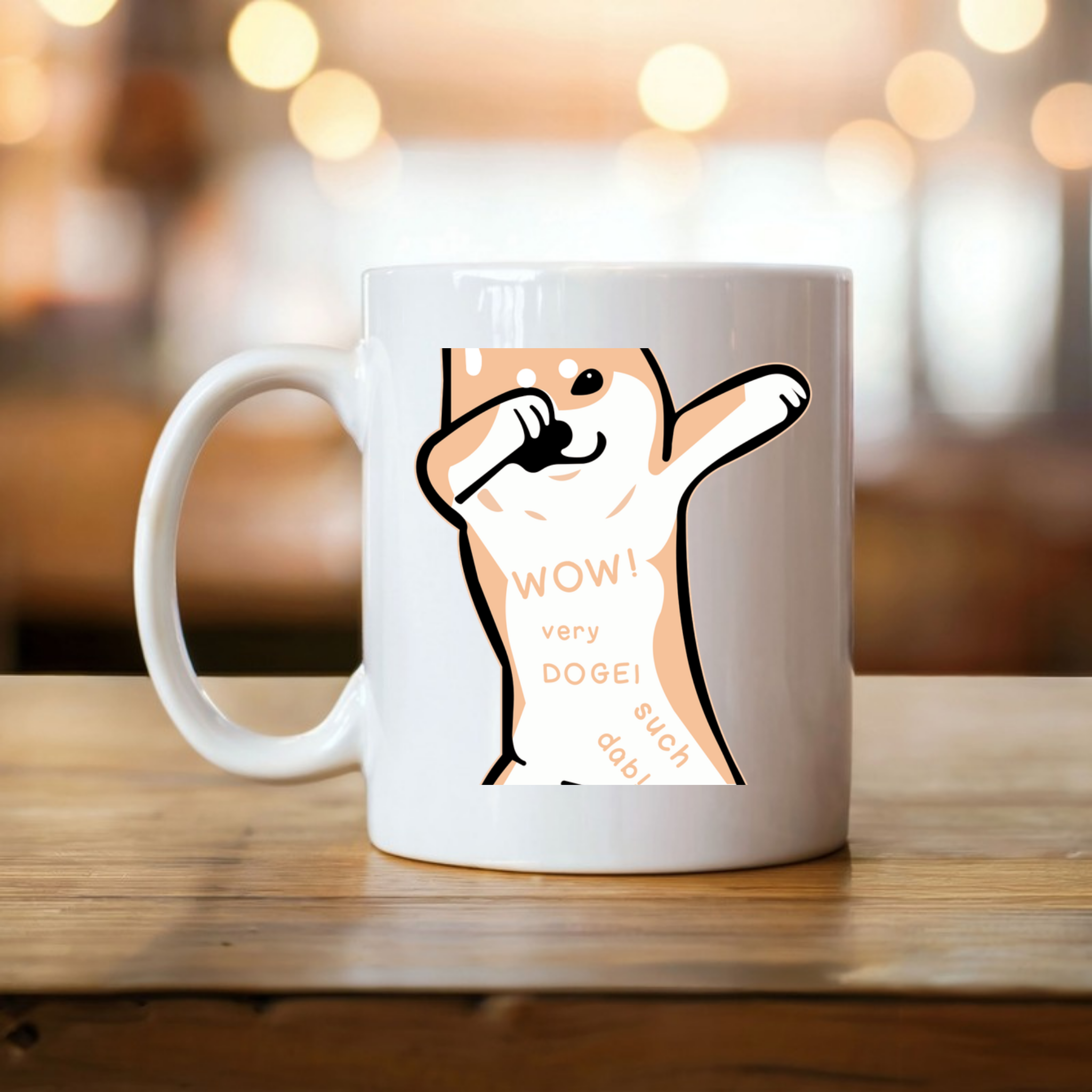 Dabbing Doge Dog Mug