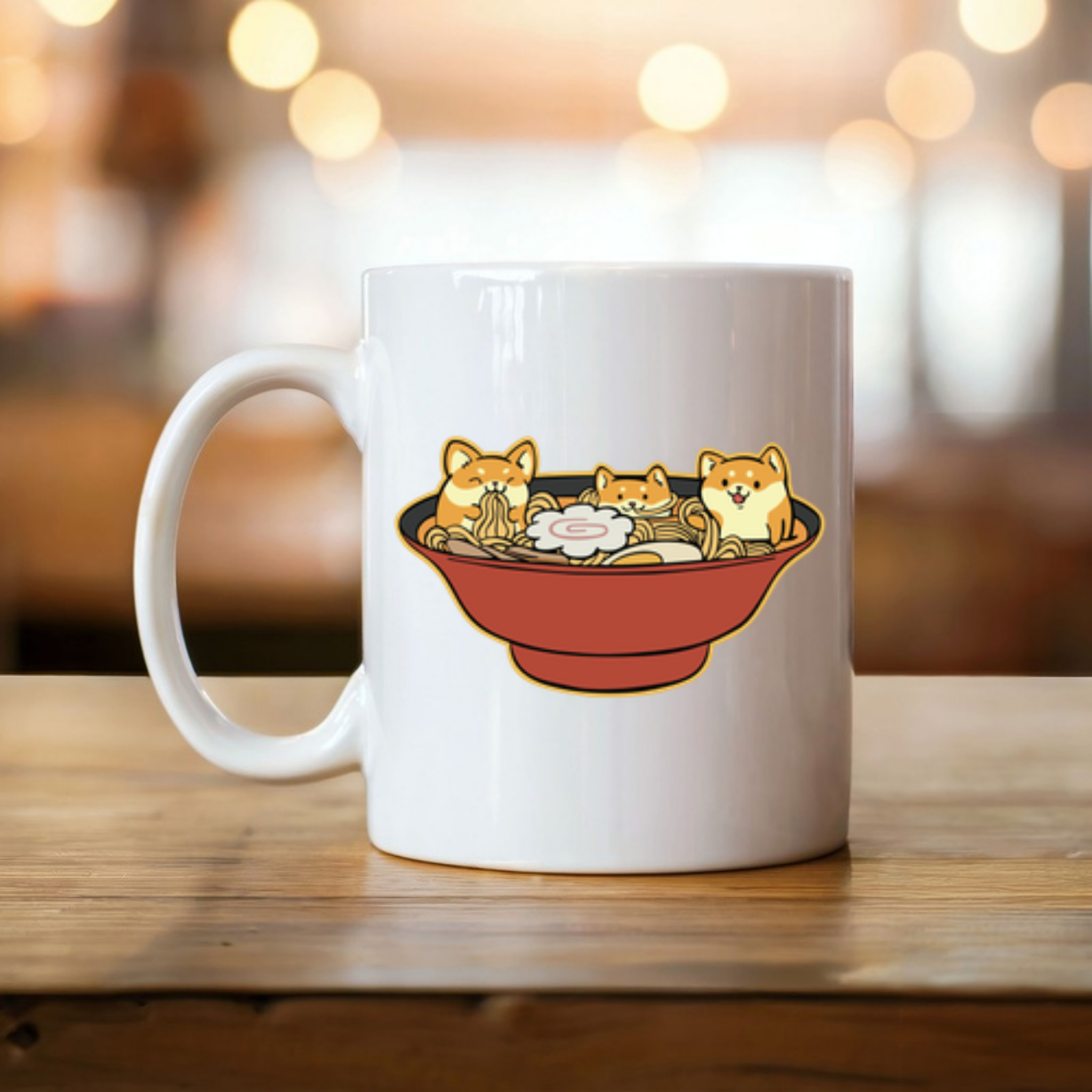 Shiba Inu Ramen Bowl Mug