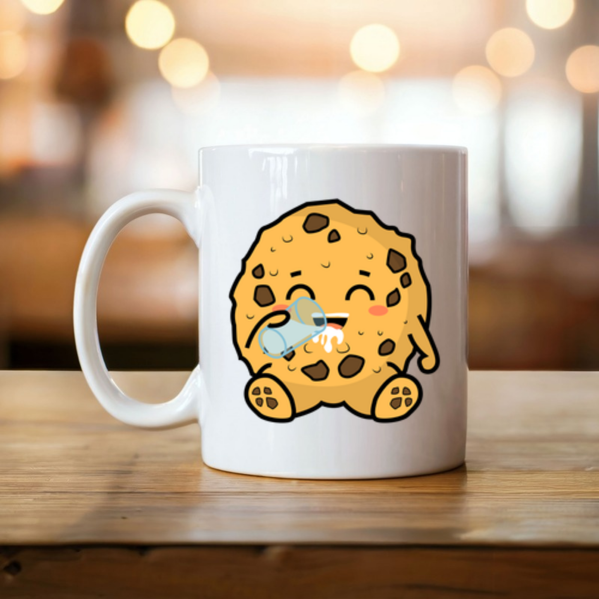 Cookie Drinking Milk Mug