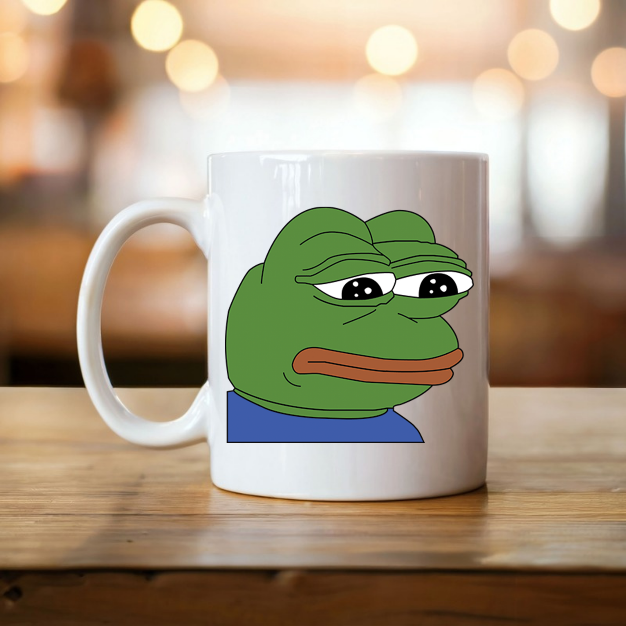 Sad Pepe the Frog Mug