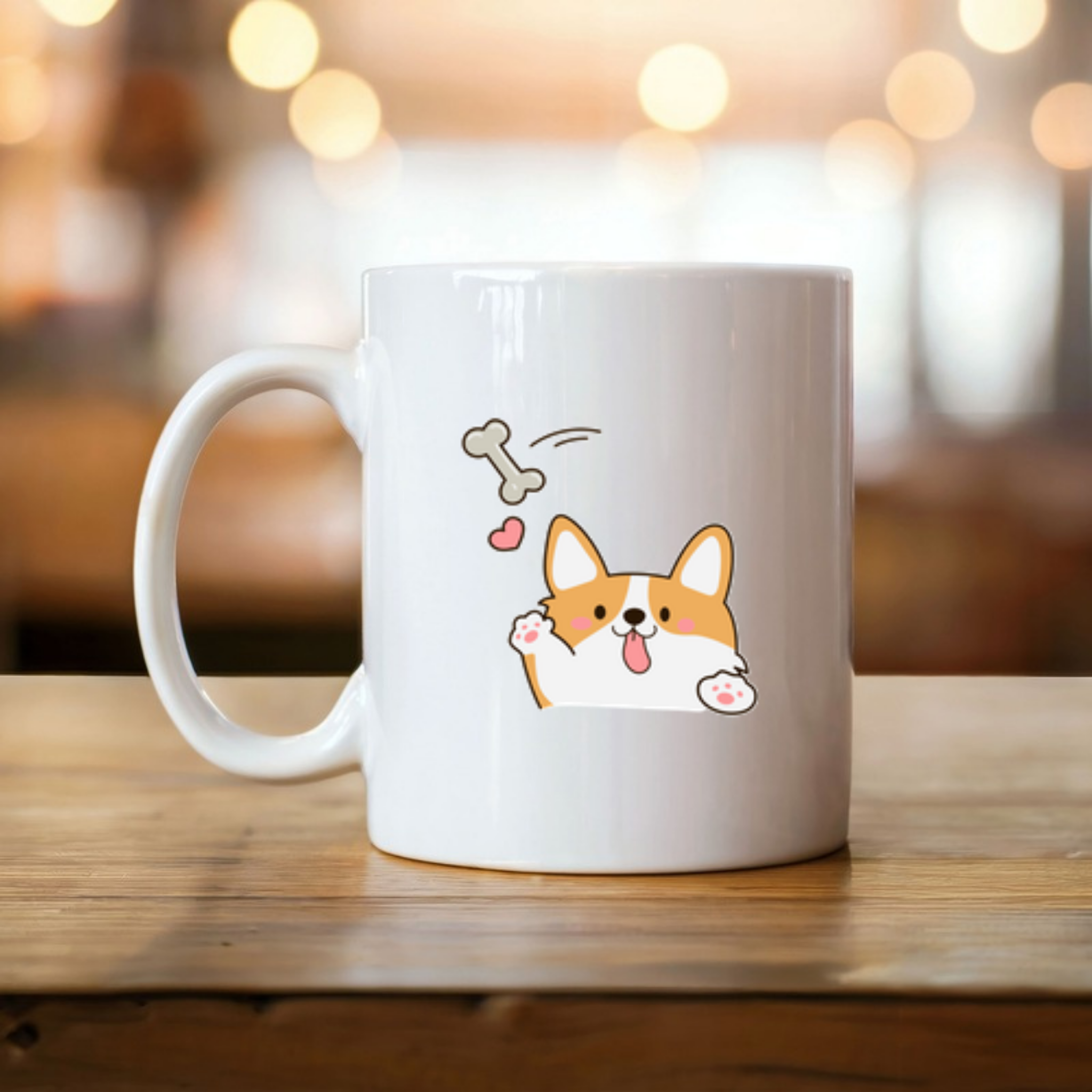 Dog Fetching Bone Mug