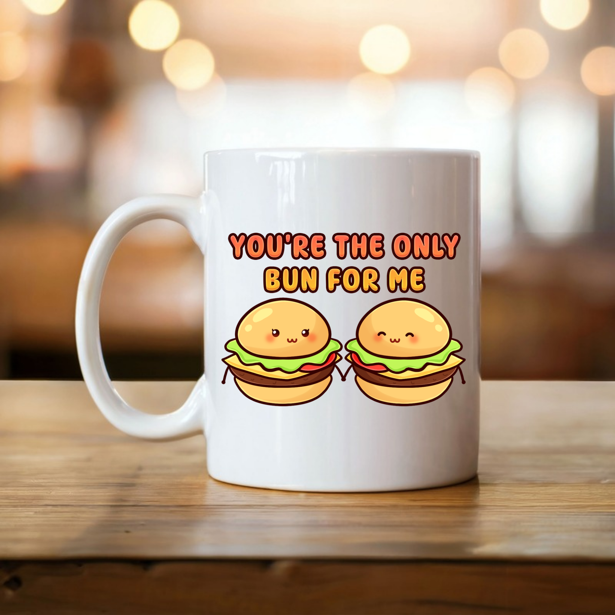 You're the Only Bun for Me Burger Couple Mug