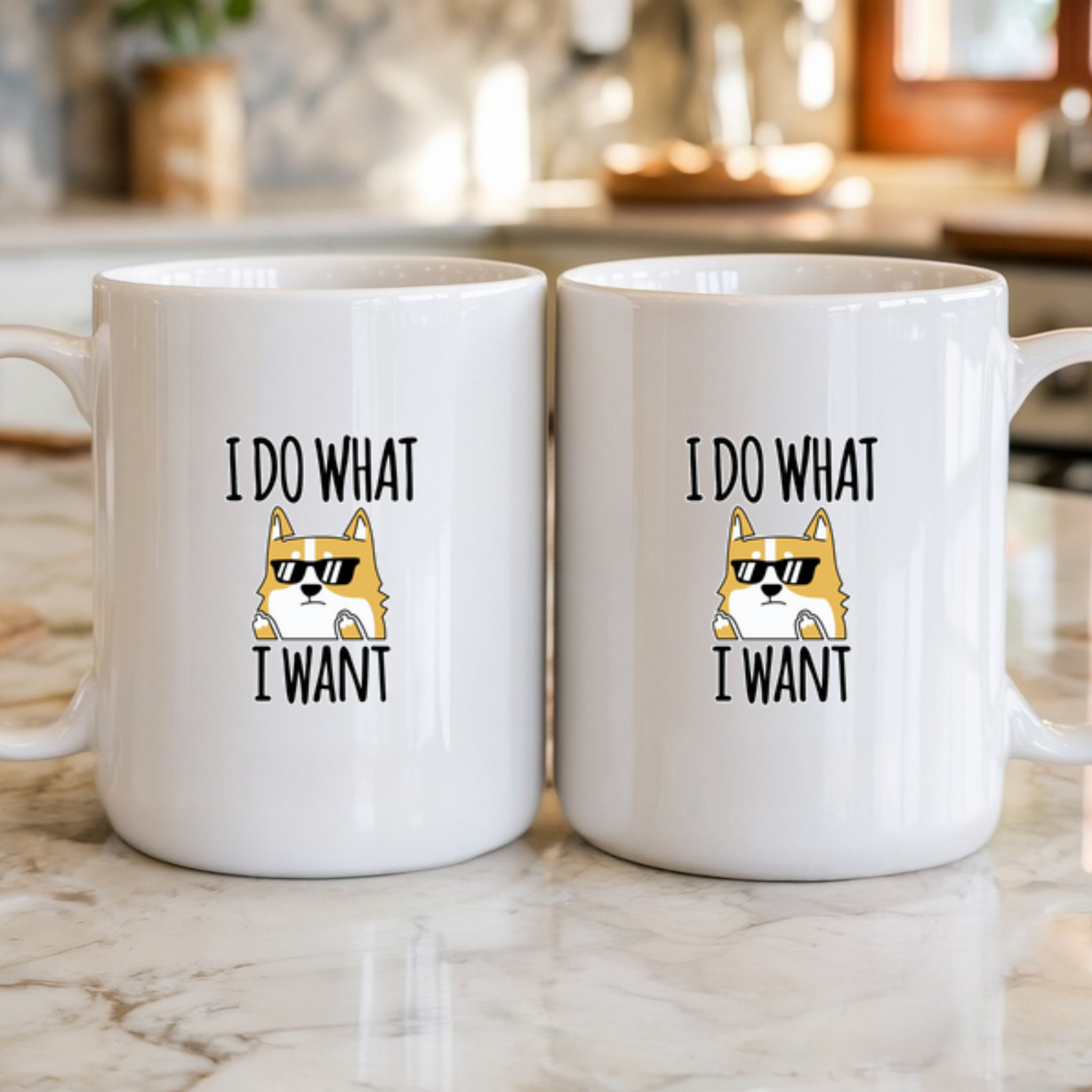 I Do What I Want Dog Mug