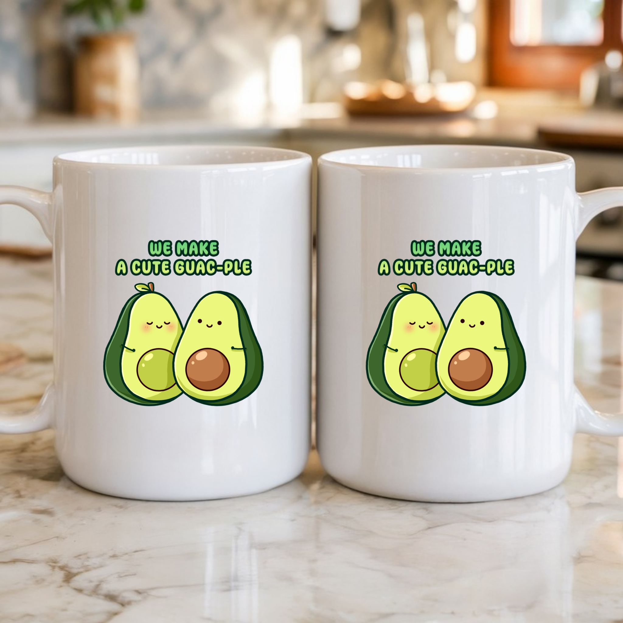 We Make a Cute Guac-ple Avocado Couple Mug