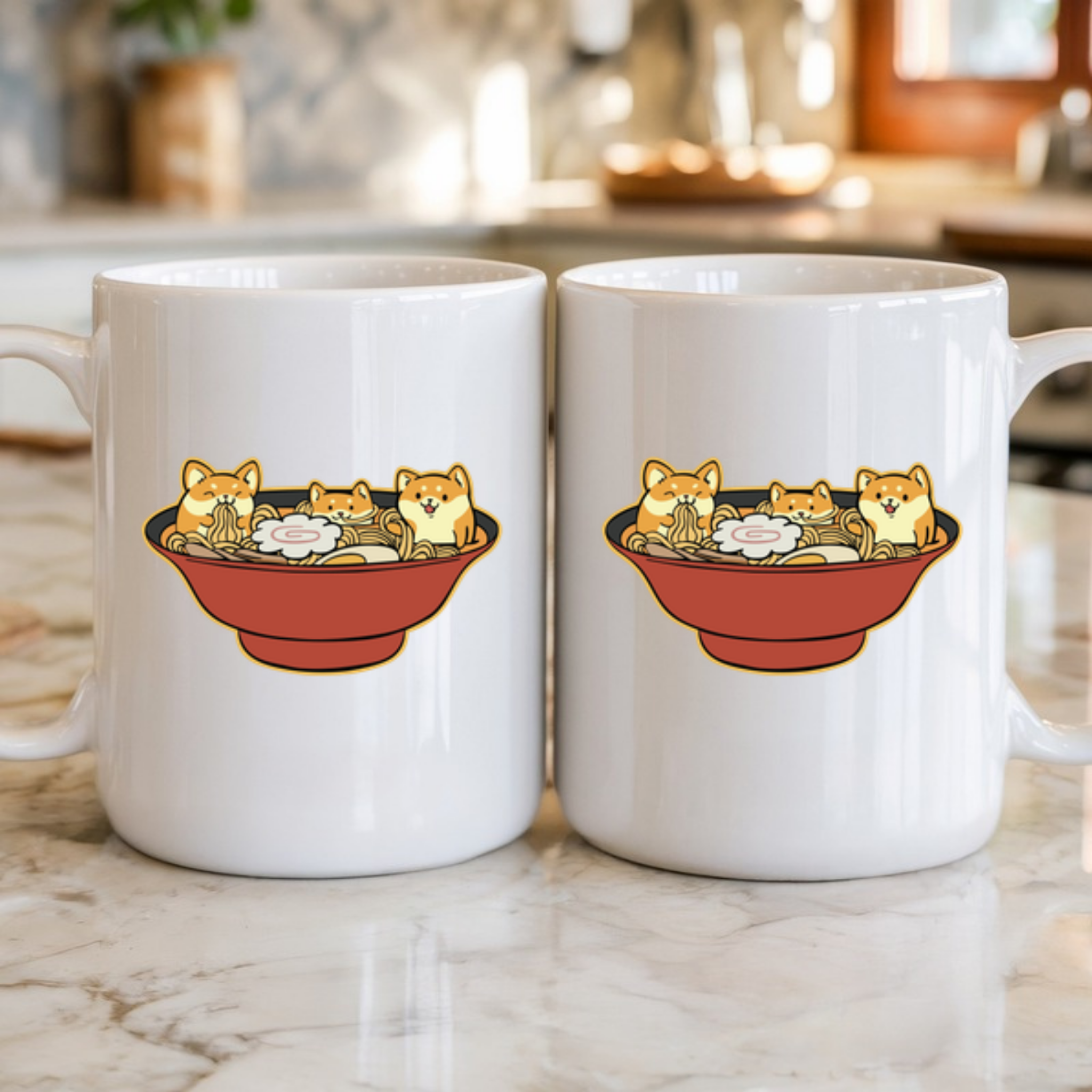 Shiba Inu Ramen Bowl Mug