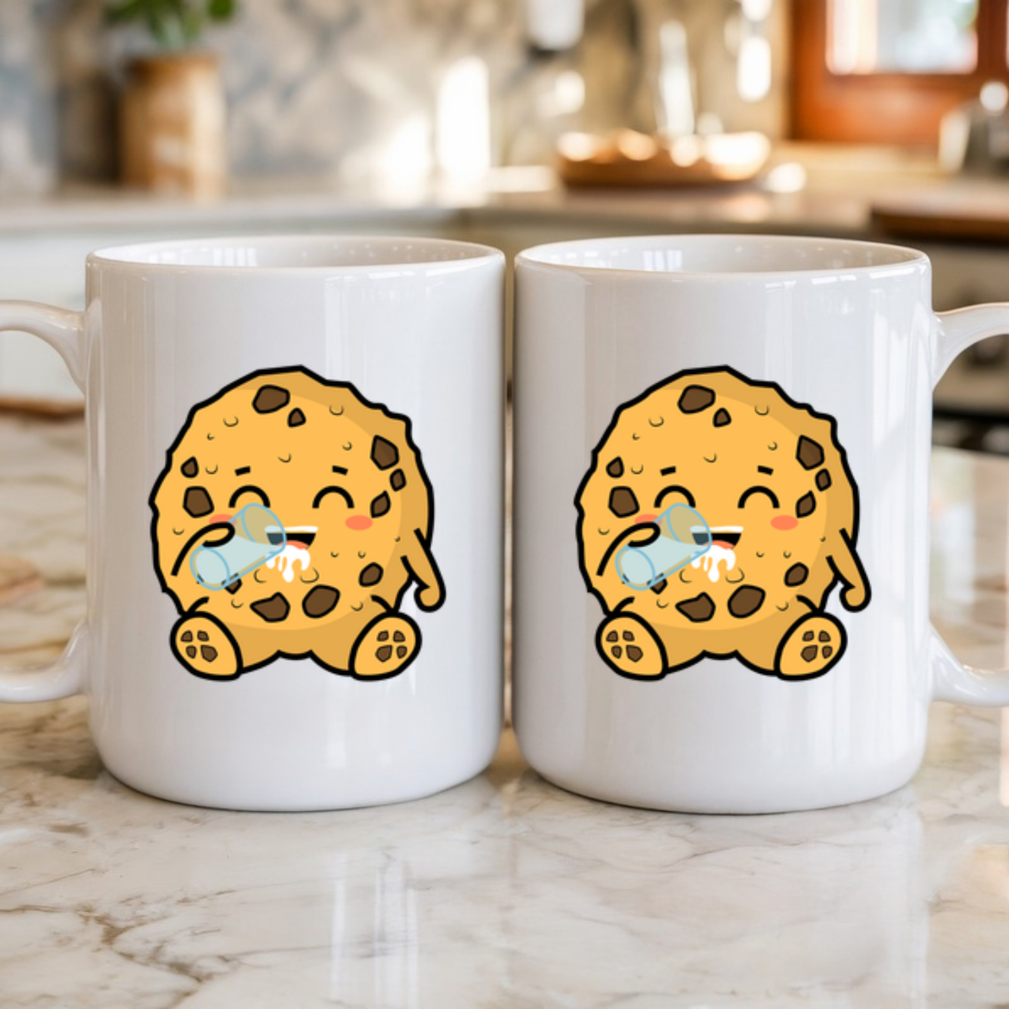 Cookie Drinking Milk Mug
