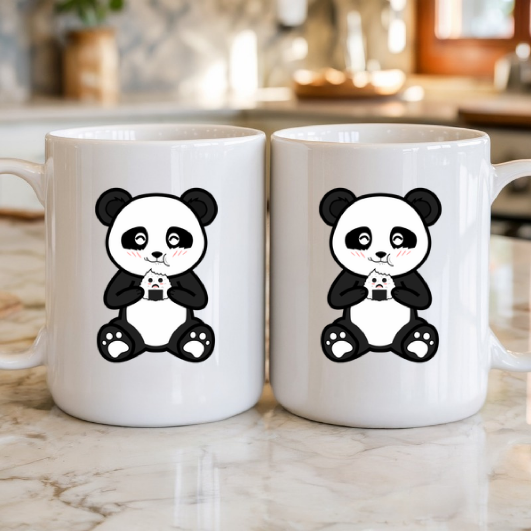 Panda Eating Rice Cake Mug