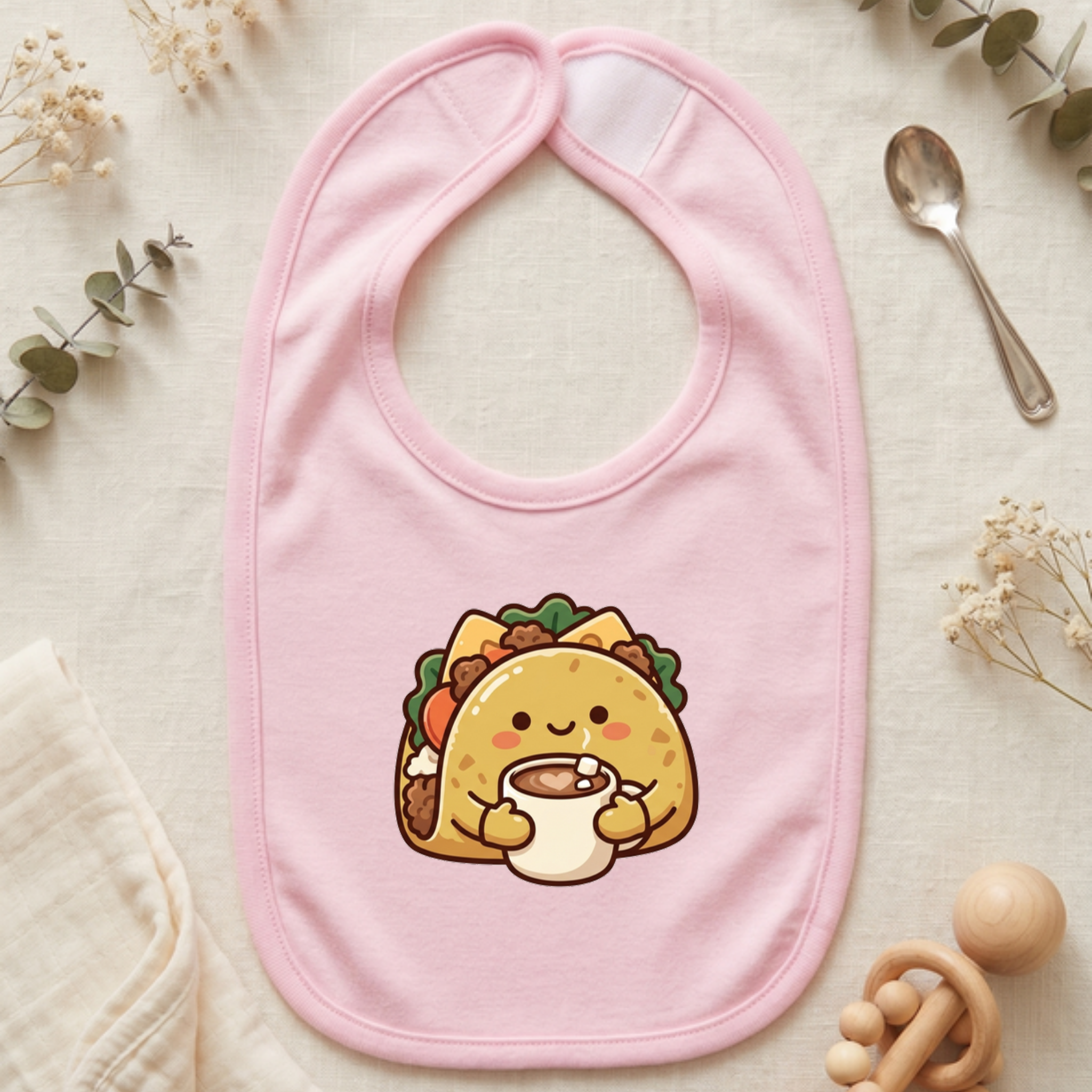 Cozy Taco Mascot Jersey Bib
