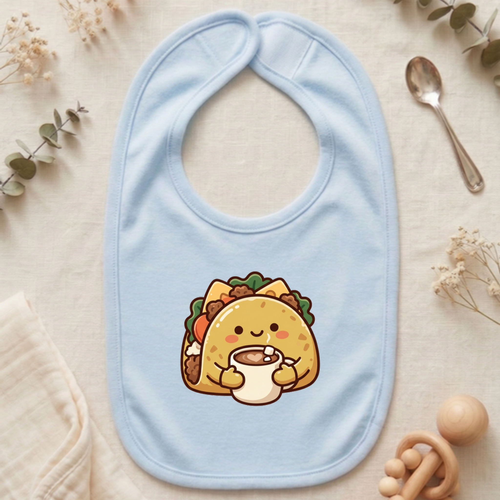 Cozy Taco Mascot Jersey Bib