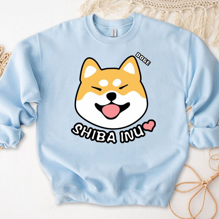 Doge Shiba Inu Face Sweatshirt