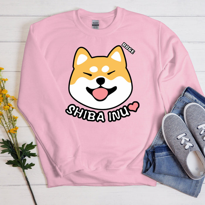 Doge Shiba Inu Face Sweatshirt