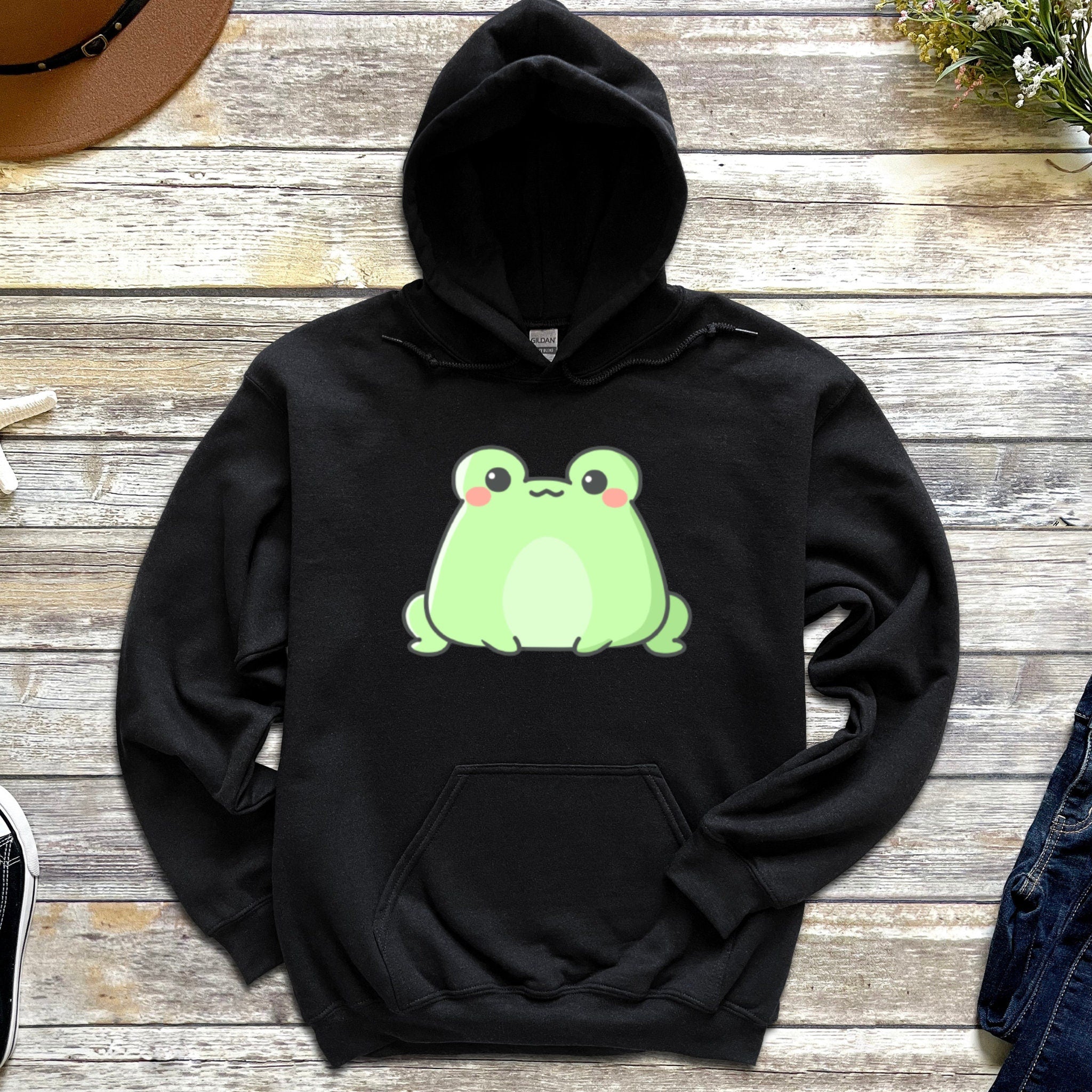 Sitting Frog Unisex Hoodie