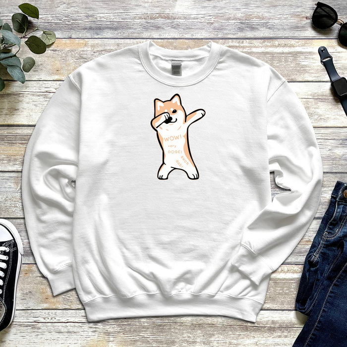 Dabbing Doge Dog Sweatshirt