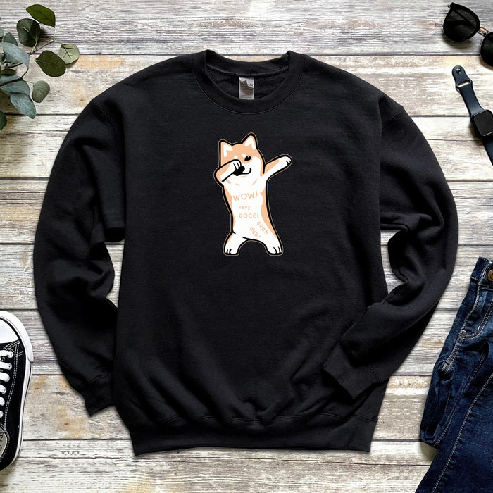 Dabbing Doge Dog Sweatshirt