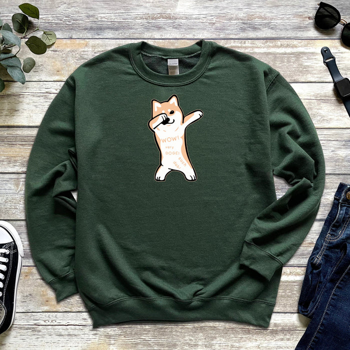 Dabbing Doge Dog Sweatshirt