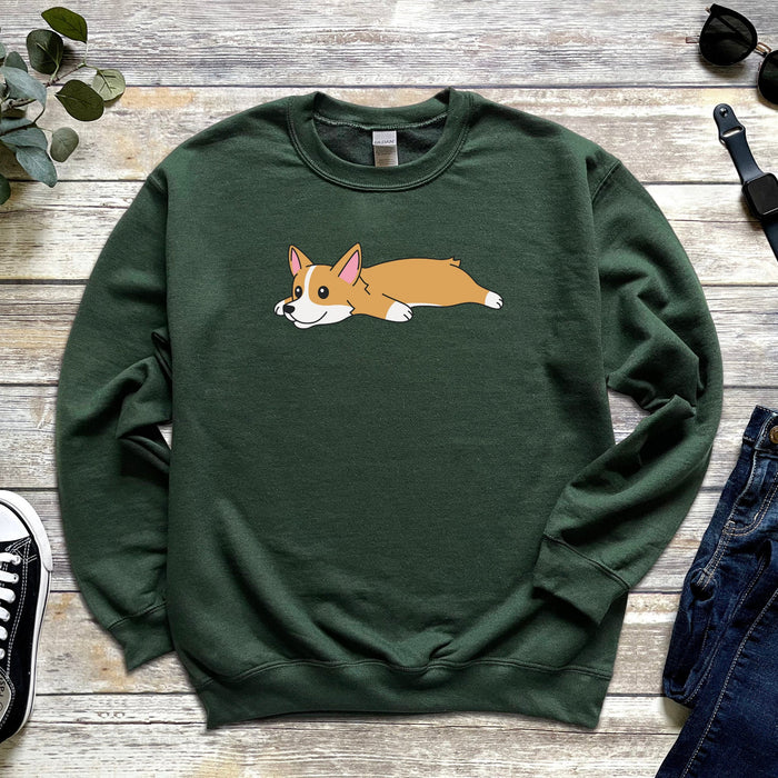 Tired Corgi Sweatshirt