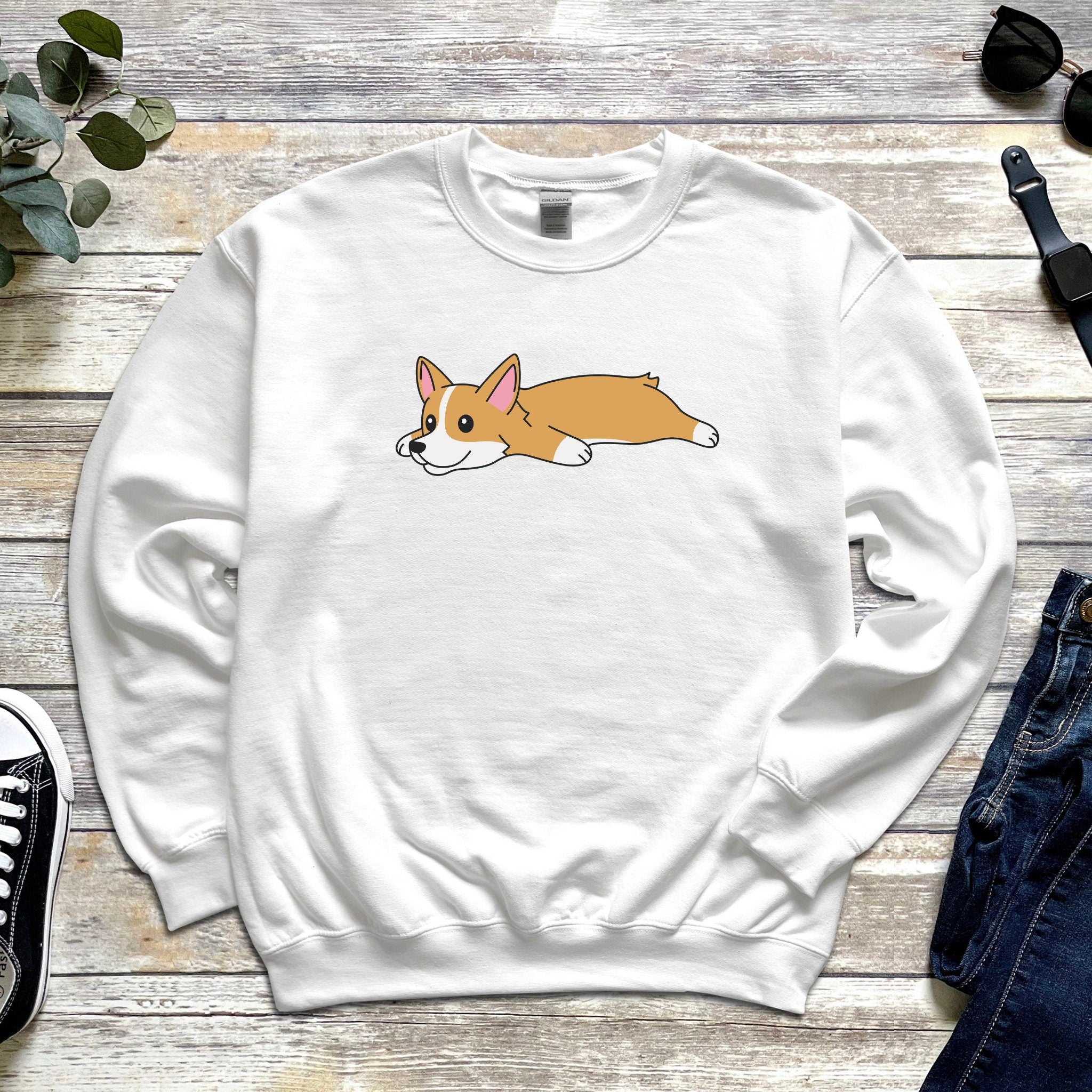 Tired Corgi Sweatshirt