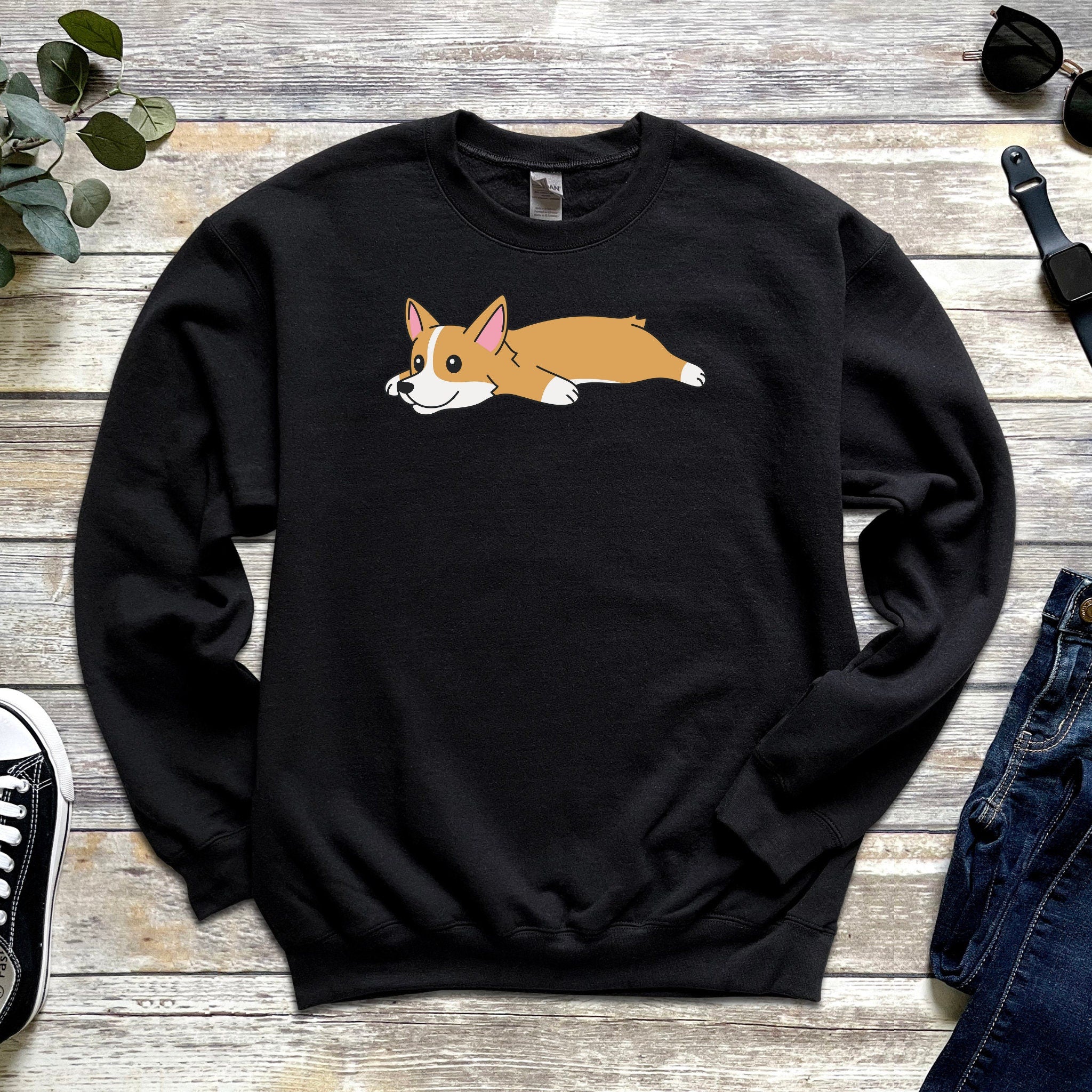 Tired Corgi Sweatshirt