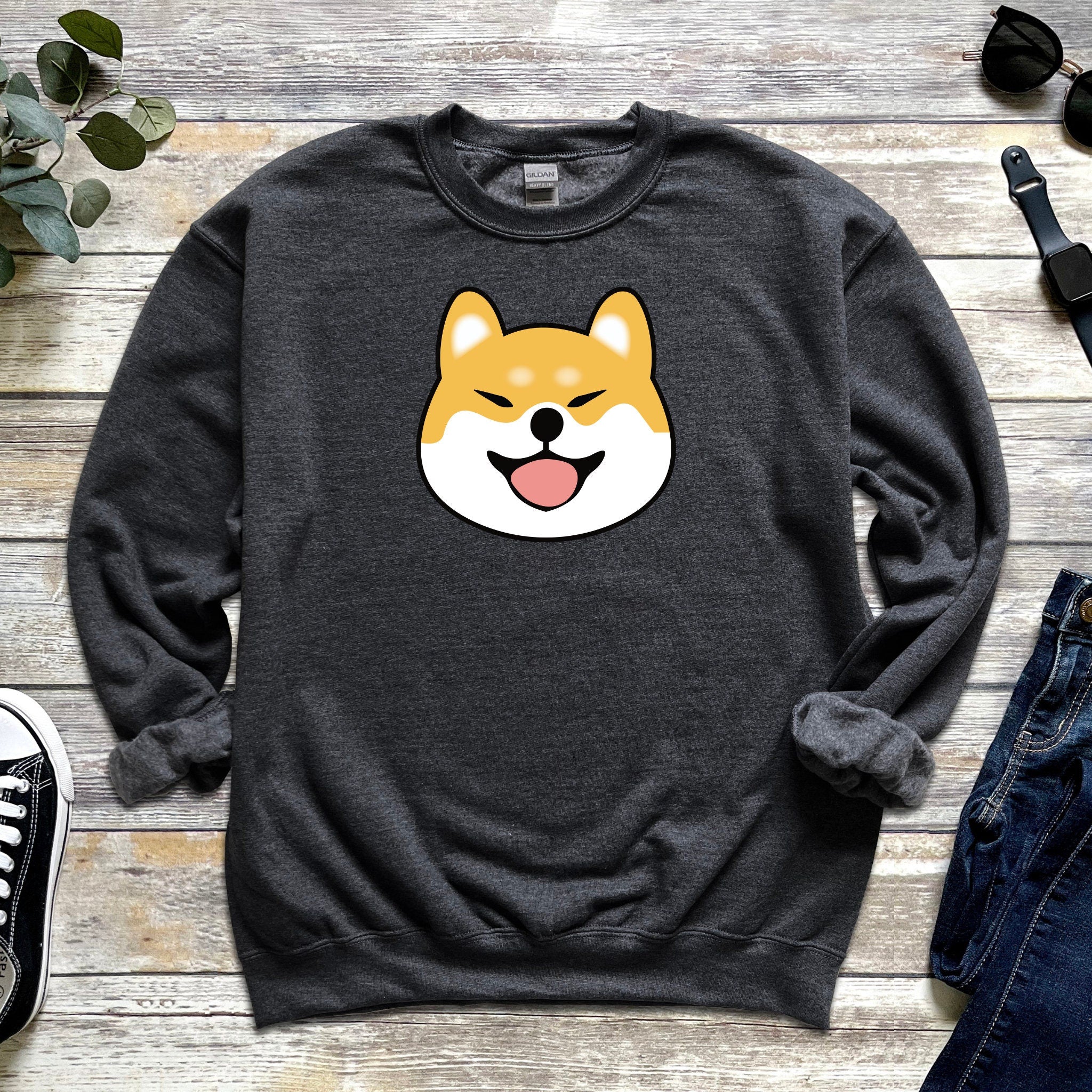 Shiba Inu Face Sweatshirt