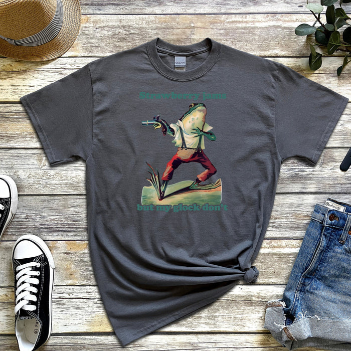 "Strawberry Jams But My Glock Don't" T-Shirt