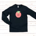 a black shirt with a strawberry on it