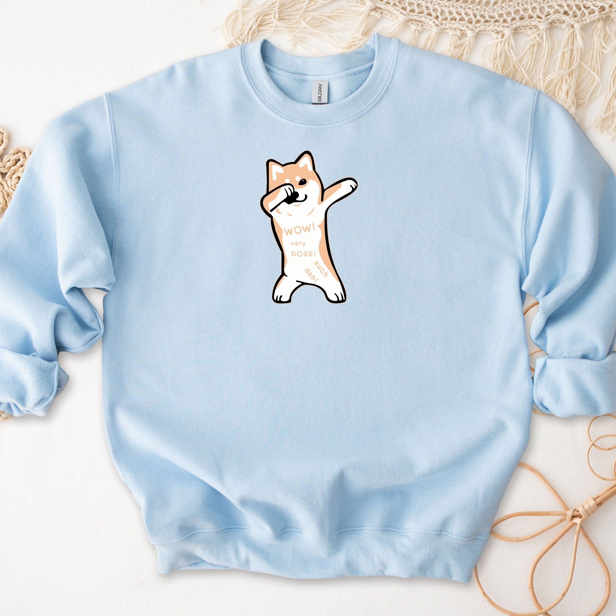 Dabbing Doge Dog Sweatshirt