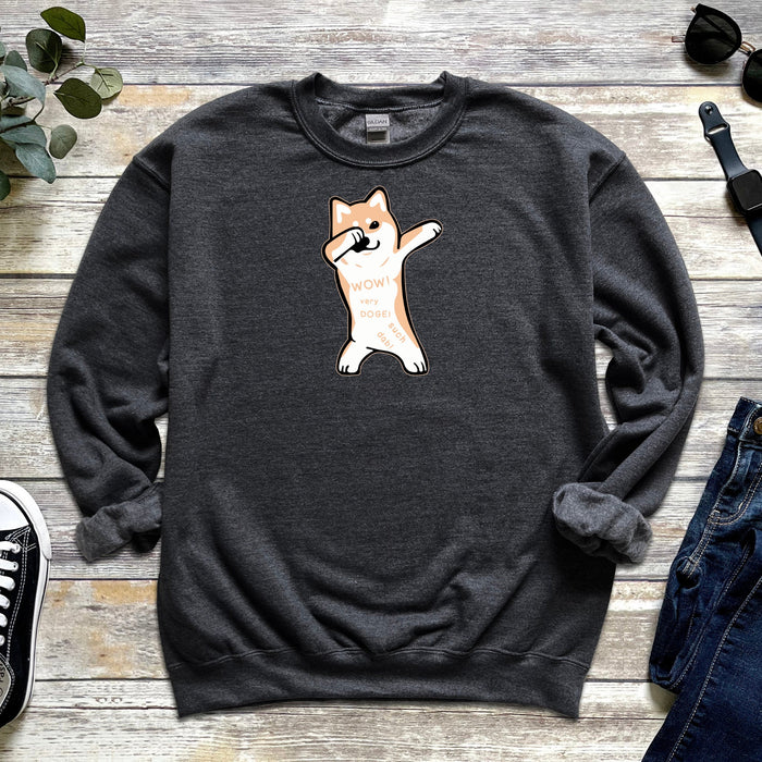 Dabbing Doge Dog Sweatshirt