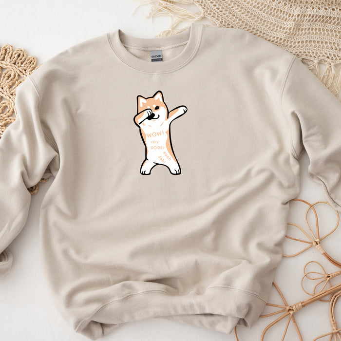 Dabbing Doge Dog Sweatshirt