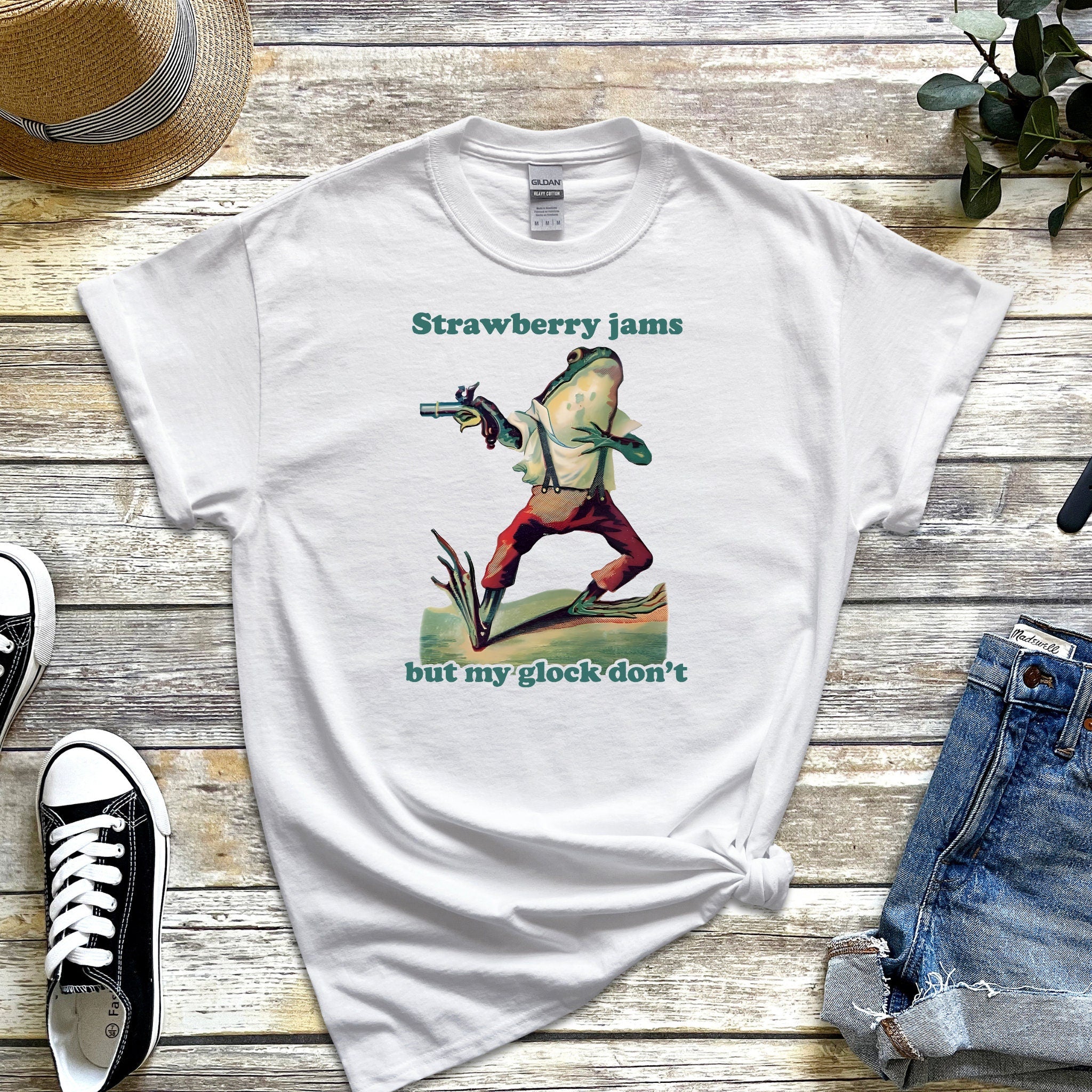 "Strawberry Jams But My Glock Don't" T-Shirt