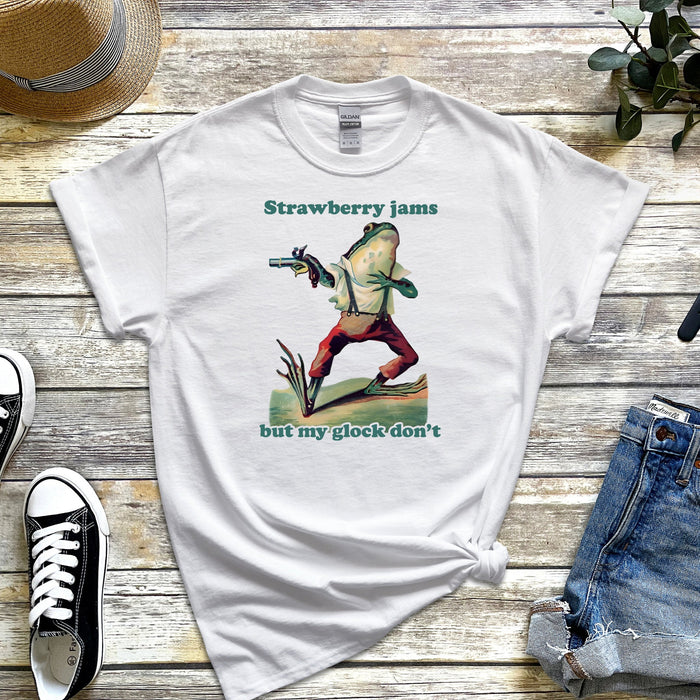 "Strawberry Jams But My Glock Don't" T-Shirt