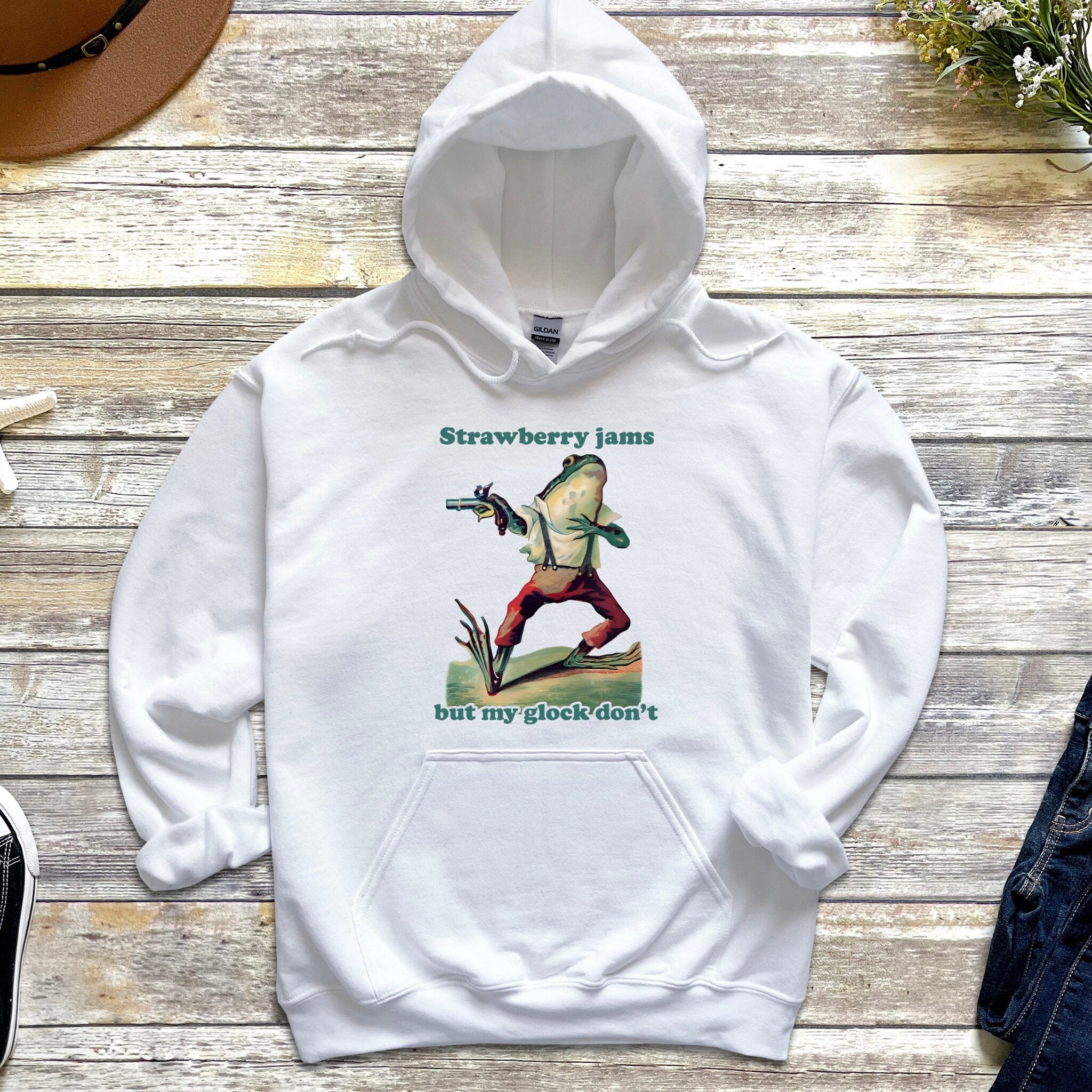 "Strawberry Jams But My Glock Don't" Hoodie