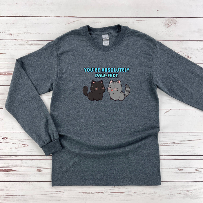 a long sleeve shirt with two cats on it