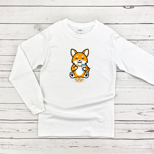 a white shirt with a cartoon fox on it