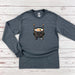 a long sleeved shirt with a sushi on it