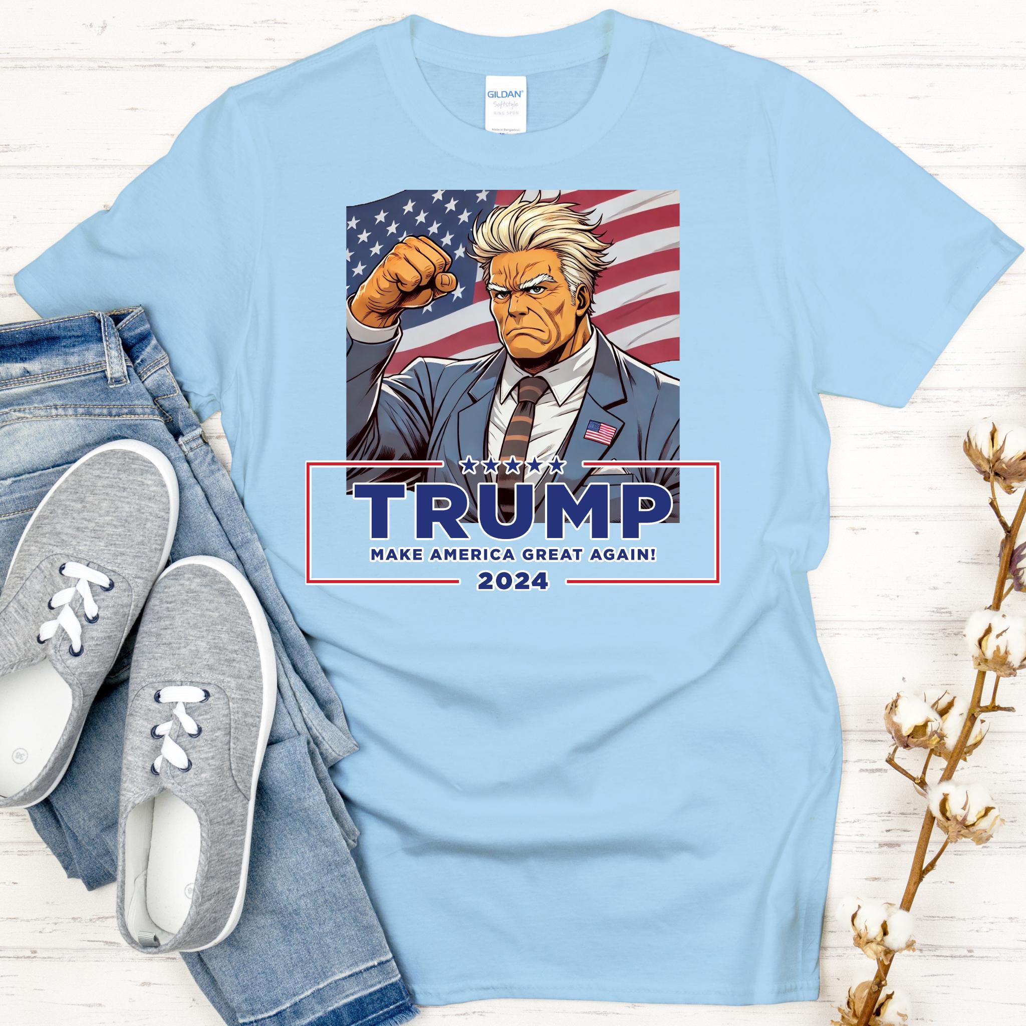 Anime Donald Trump Failed Assassination Attempt T-shirt