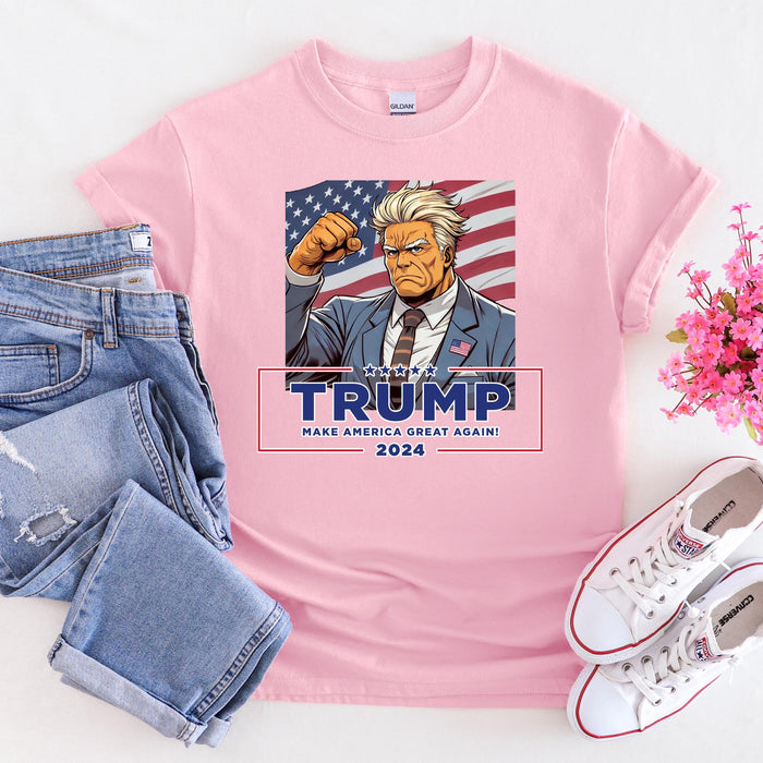 Anime Donald Trump Failed Assassination Attempt T-shirt