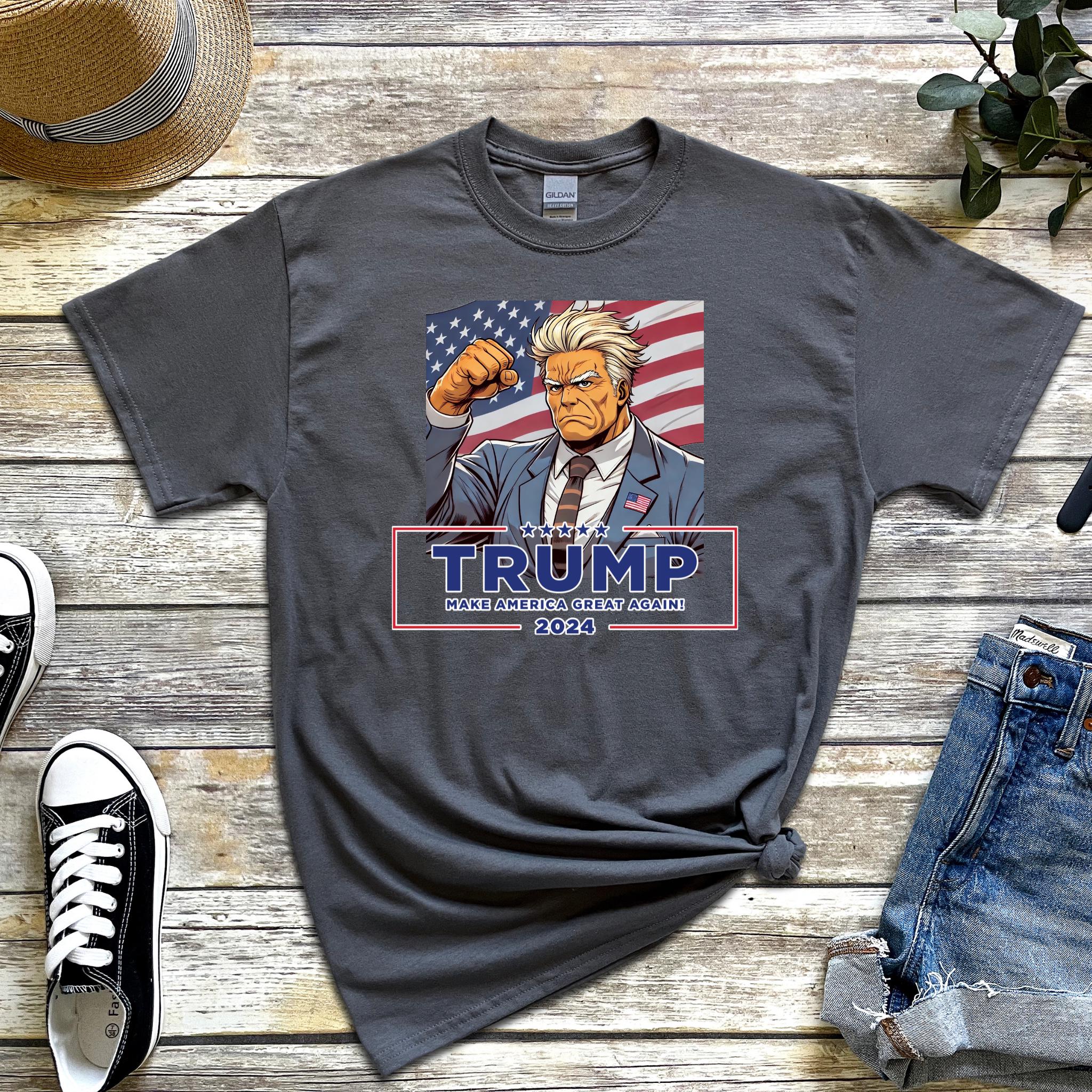 Anime Donald Trump Failed Assassination Attempt T-shirt