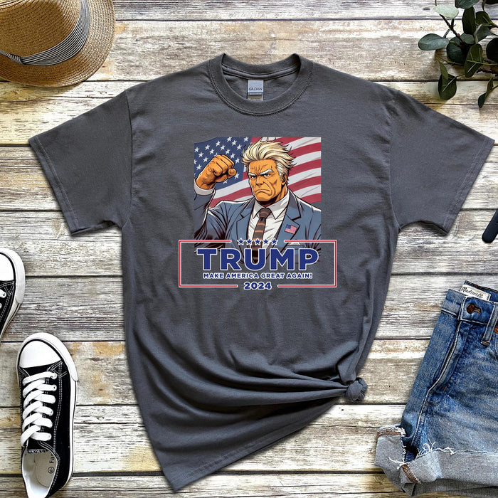 Anime Donald Trump Failed Assassination Attempt T-shirt